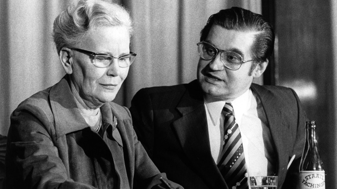 Annemarie Mevissen und Hans Koschnick