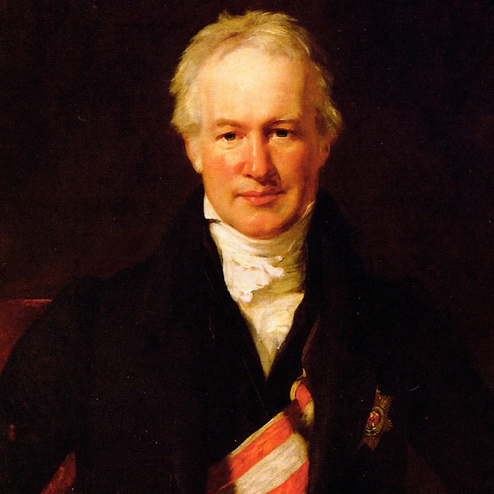 Alexander von Humboldt auf einem Gemälde von 1831