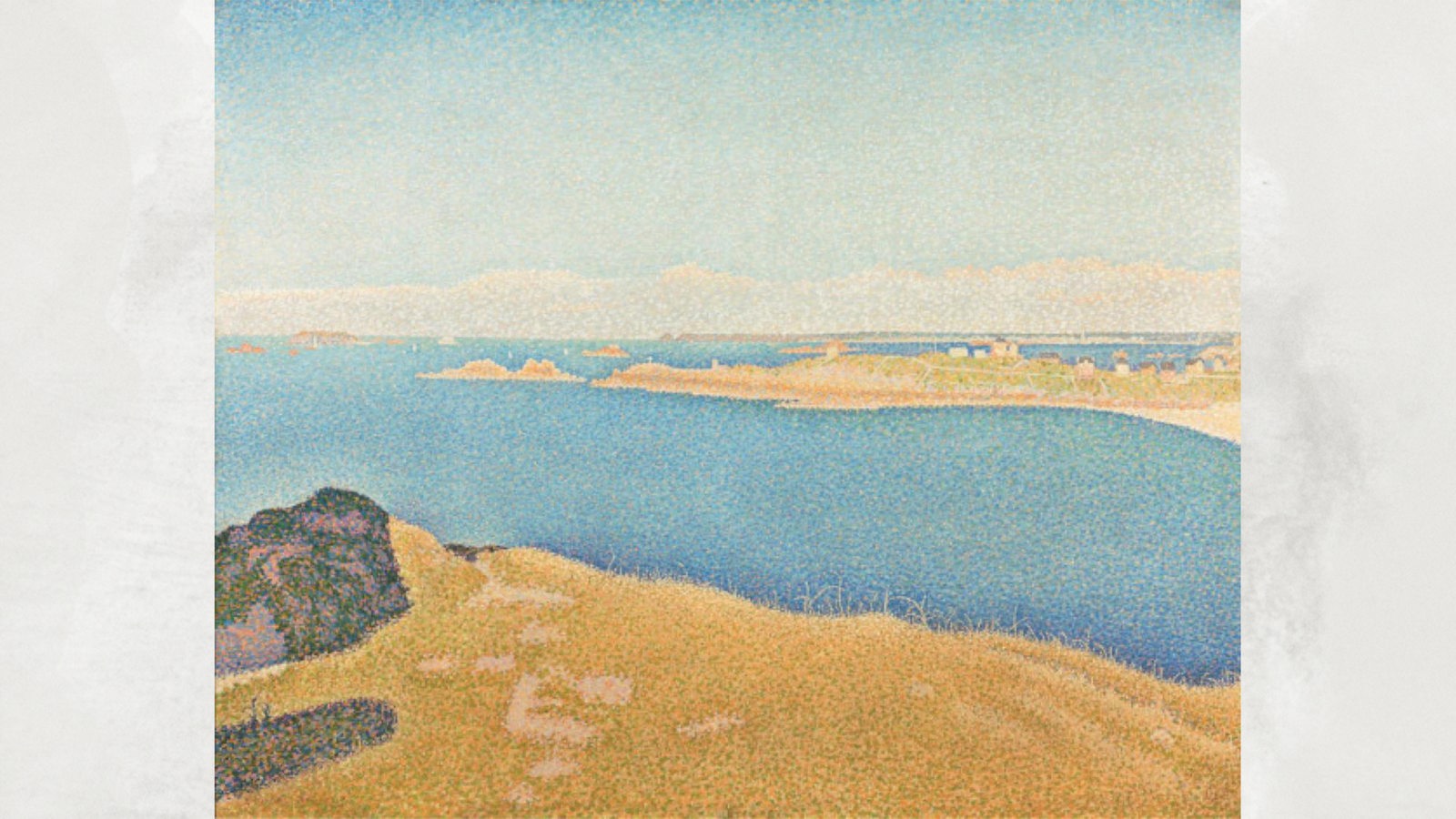 Gemälde: Paul Signac, Saint-Briac. La Garde-Guérin. Opus 211, 1890, Öl auf Leinwand