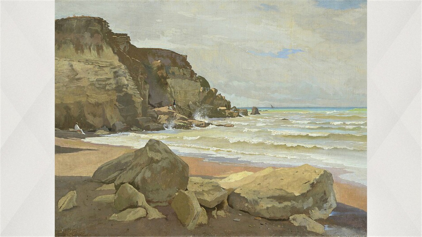 Gemälde: Anselm Feuerbach, Meeresküste, 1866