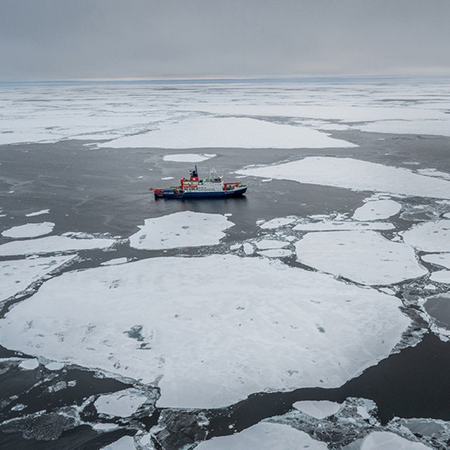 Das Forschungsschiff Polarstern hat den Nordpol erreicht