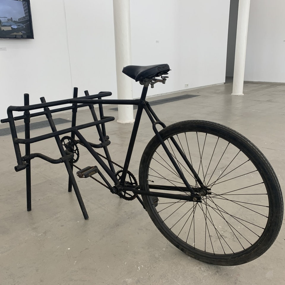 Blick in die Ausstellung "Bike In Head"