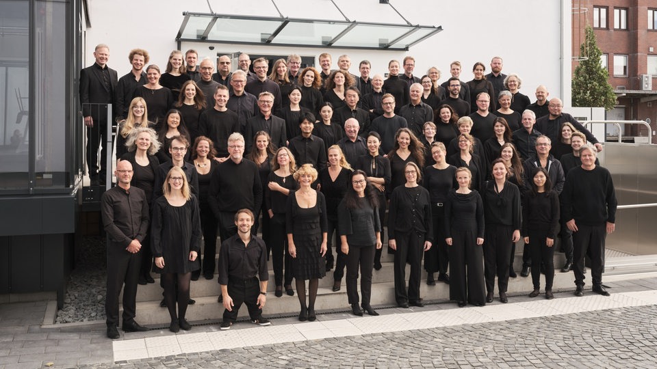 Gruppenfoto des Orchesters der Bremer Philharmoniker