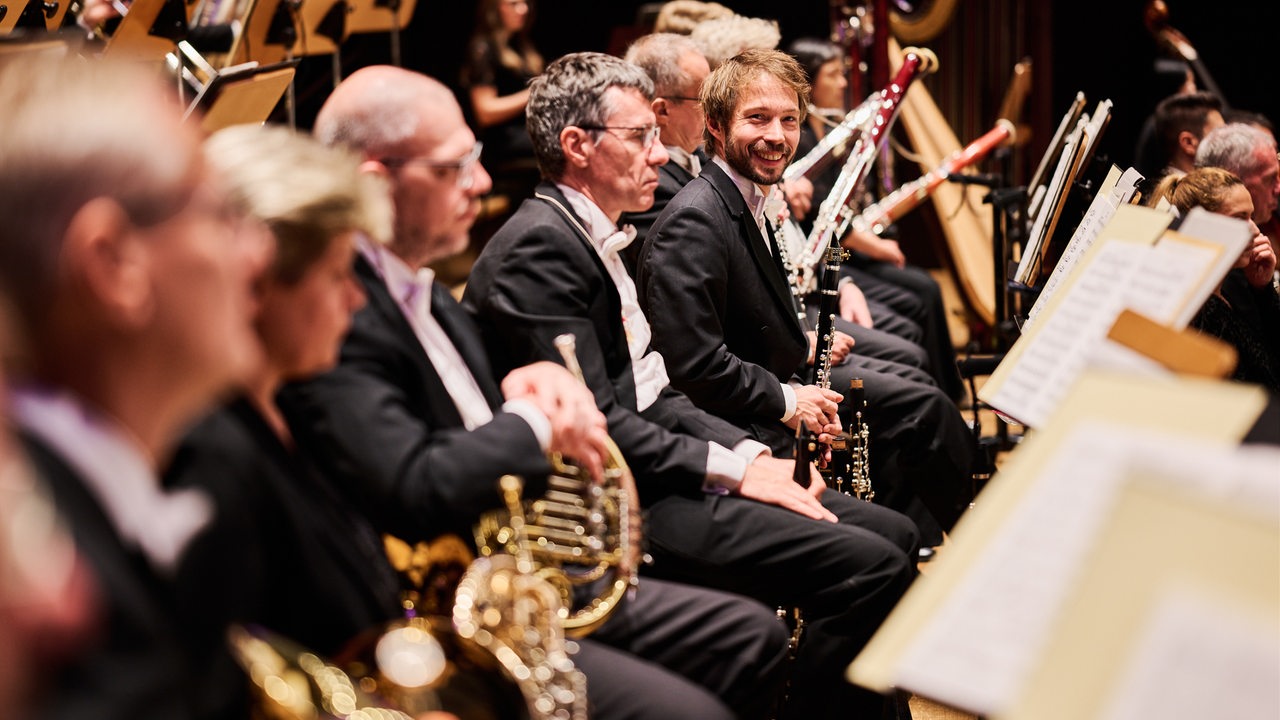 Die Bremer Philharmoniker während eines Konzerts