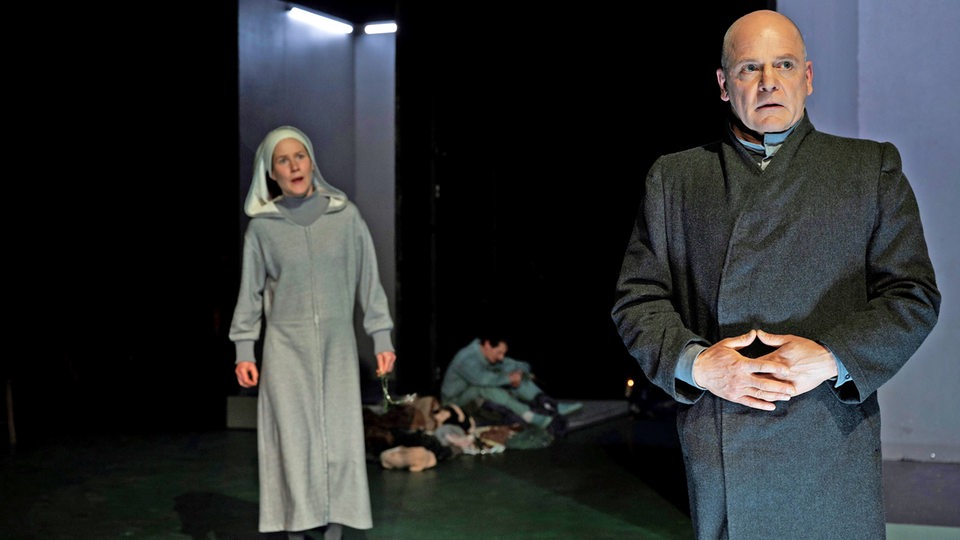 Bühnenszene der Bremer Shakespeare Company "Maß für Maß"