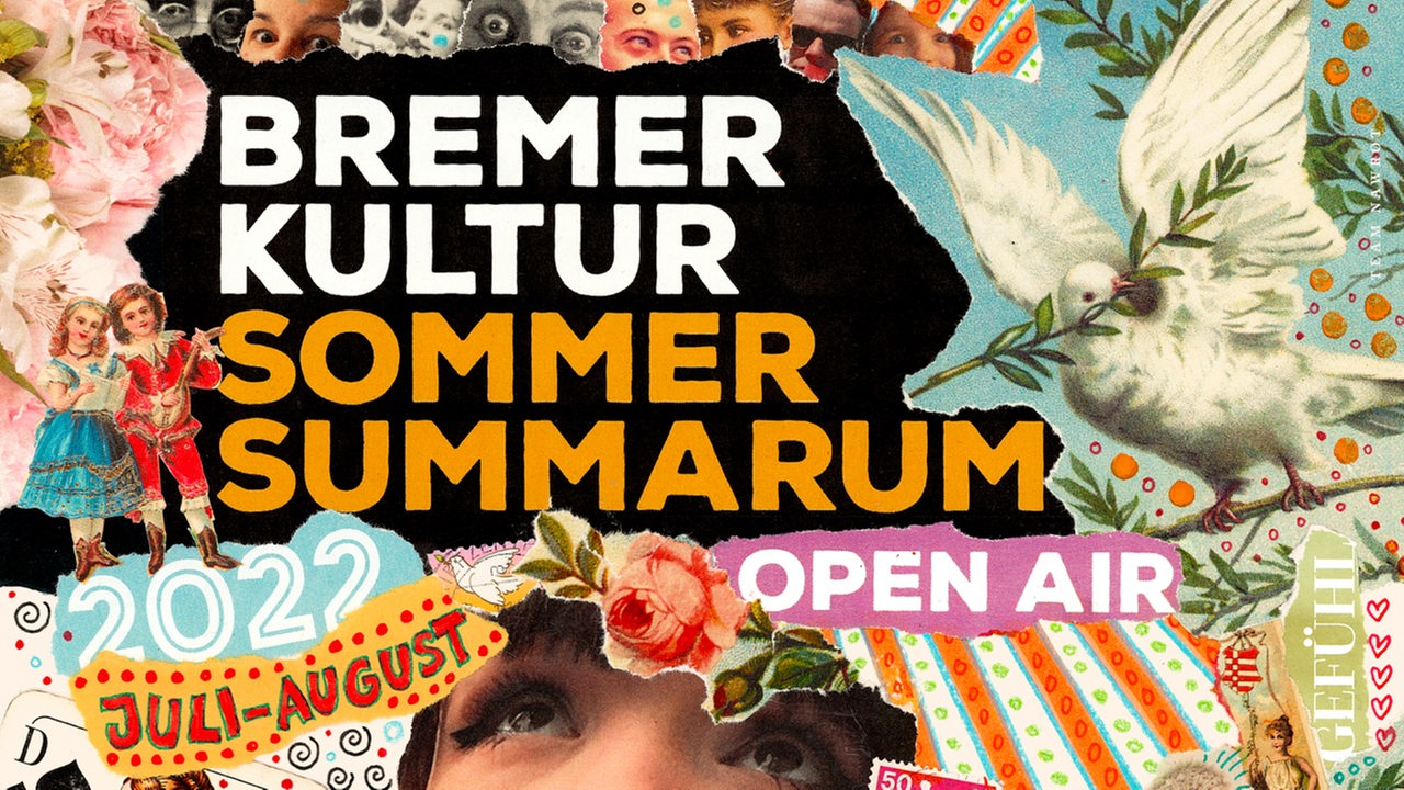 Plakat des Bremer Kultursommers Sommer Summarum 2022