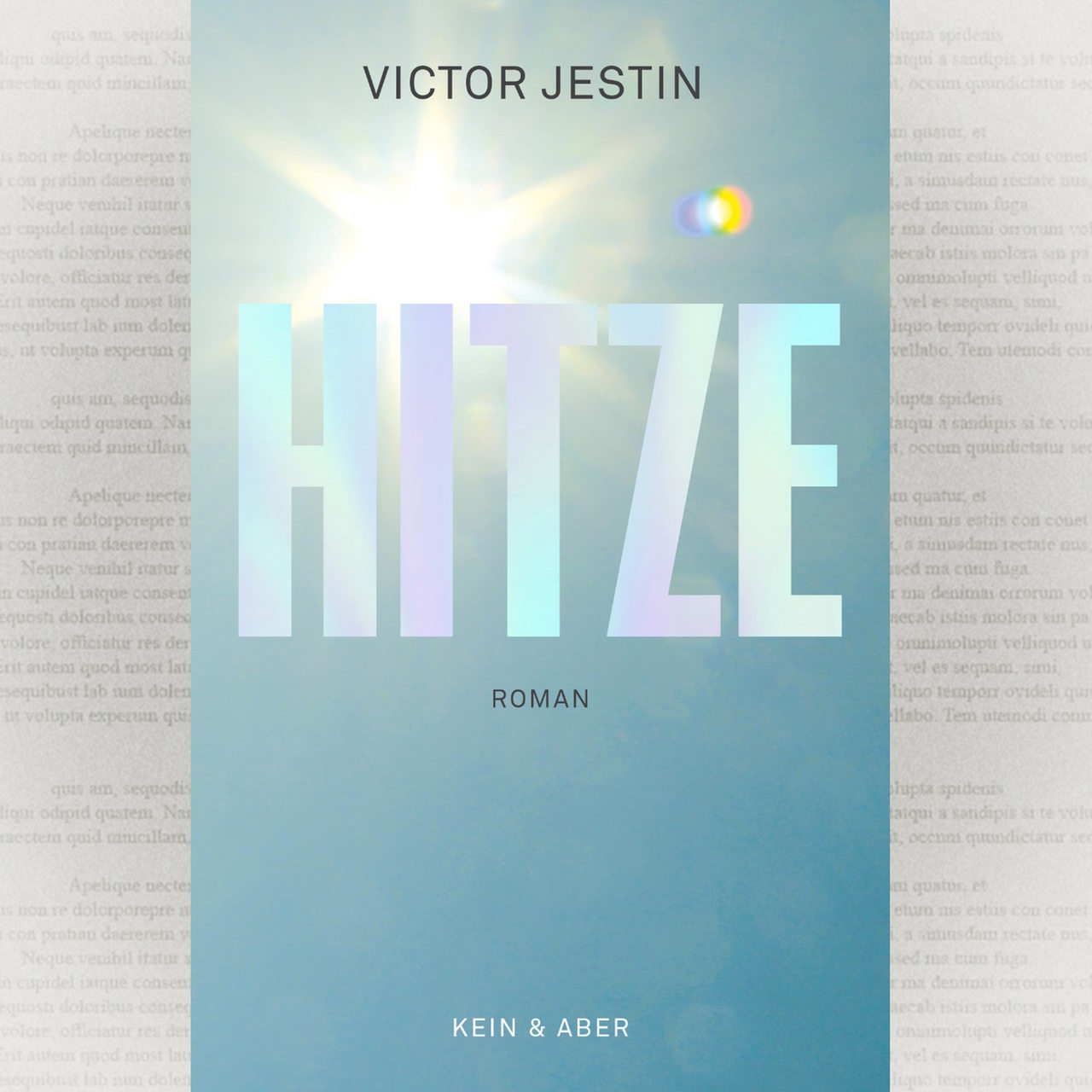 Cover: Victor Jestin, Hitze , Kein & Aber