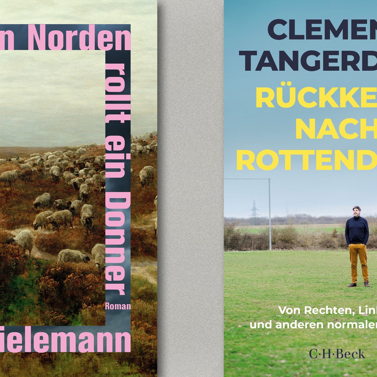 Buchcover: Markus Thielemann: Von Norden rollt ein Donner und Clemens Tangerding: Rückkehr nach Rottendorf