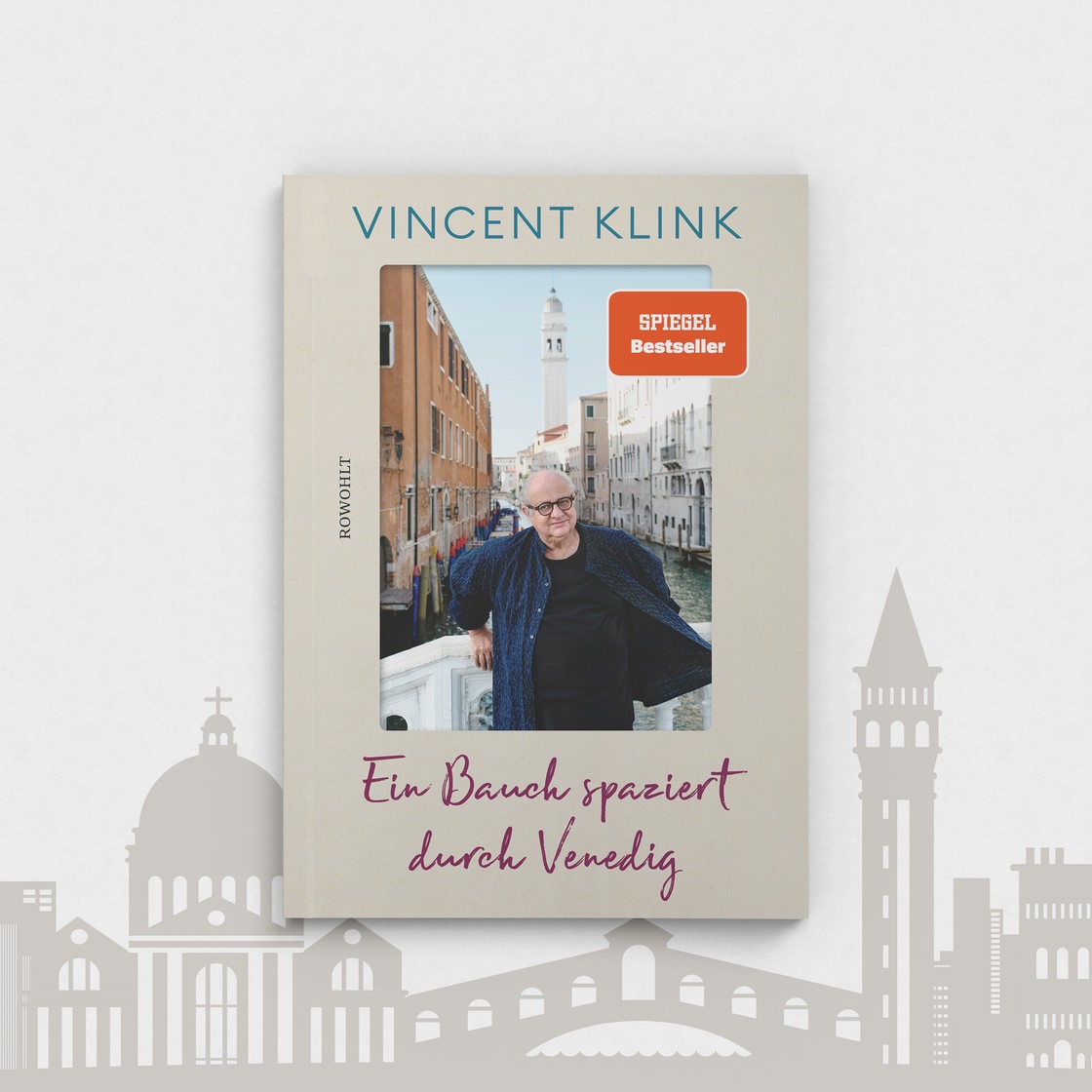 Buchcover Vincent Klink, "Ein Bauch spaziert durch Venedig"