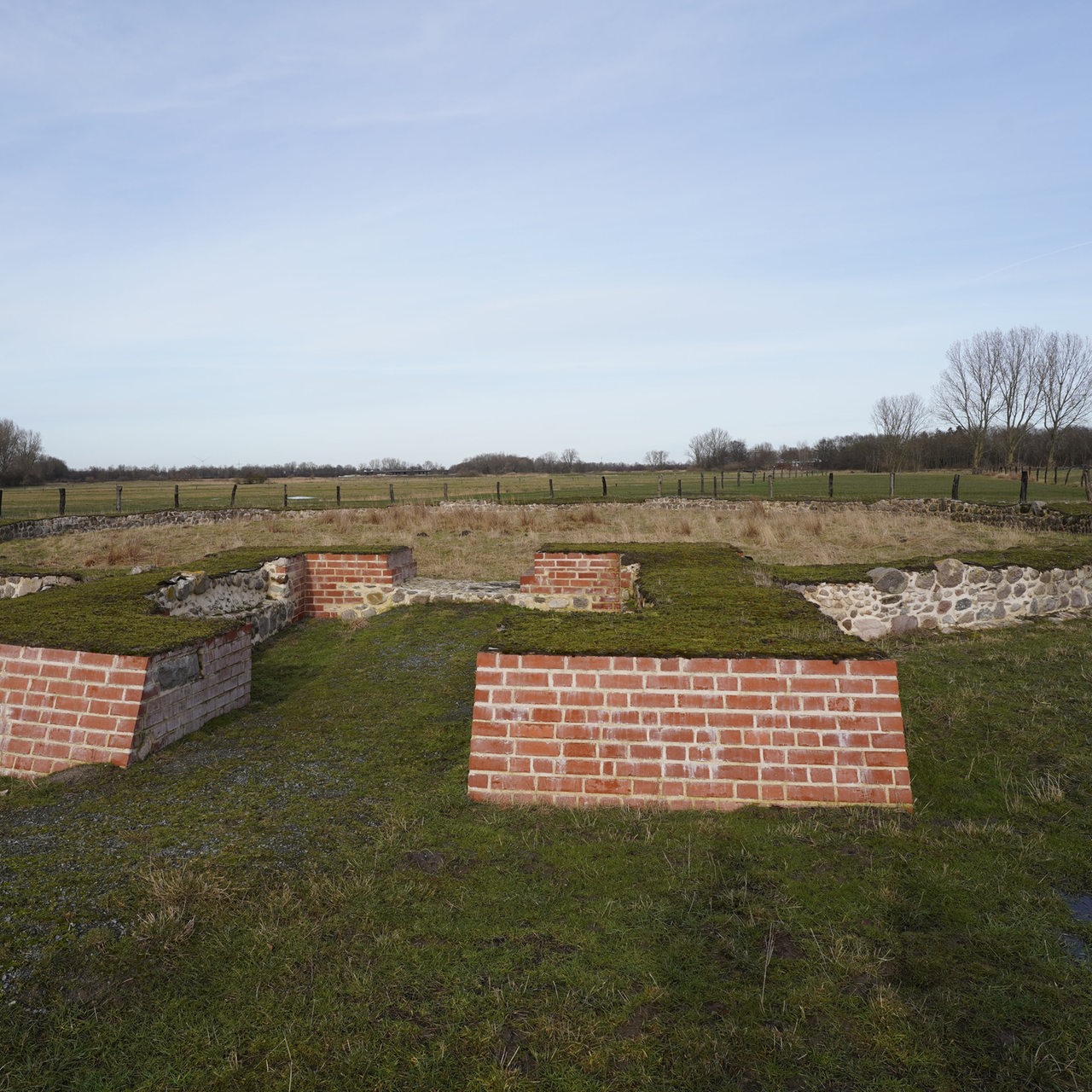 Ruine einer alten Burglanlage