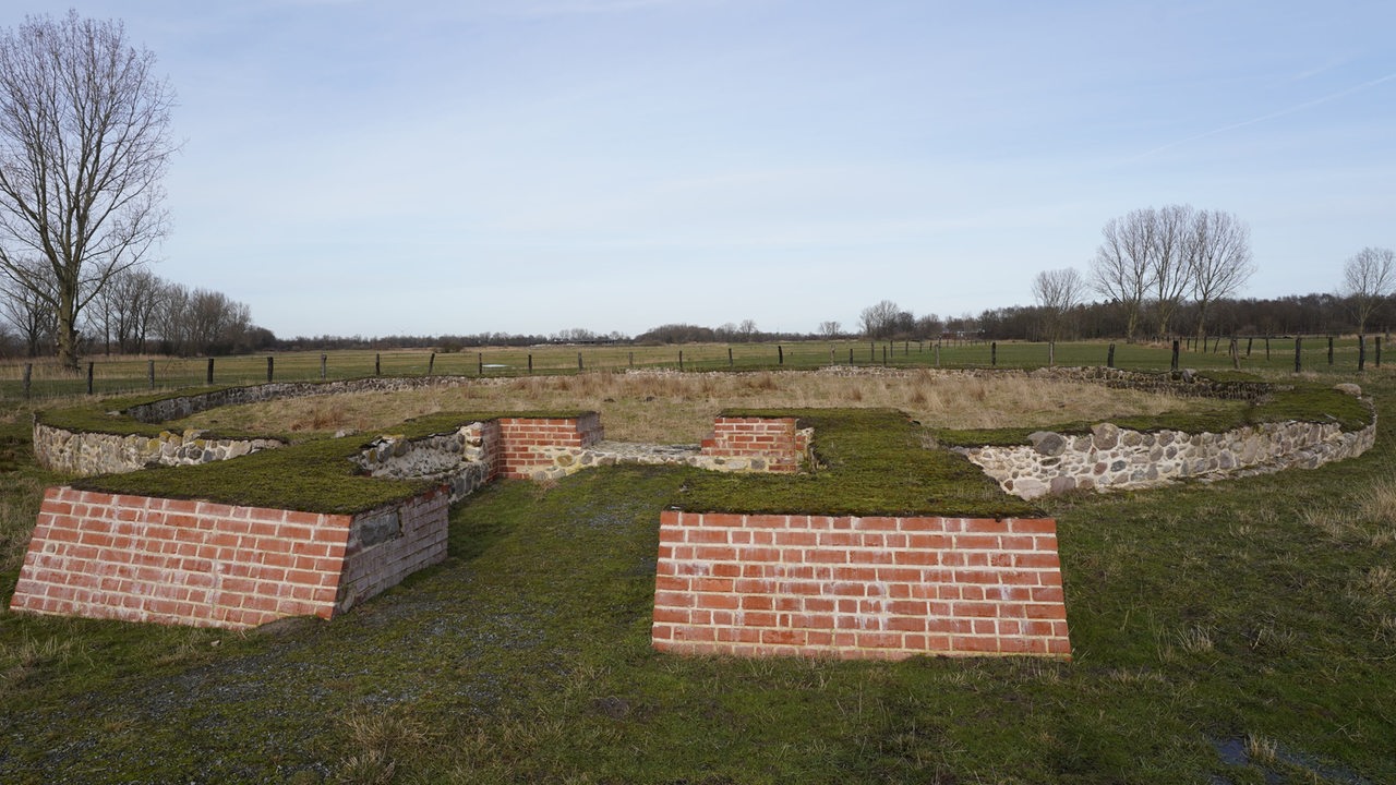 Ruine einer alten Burglanlage