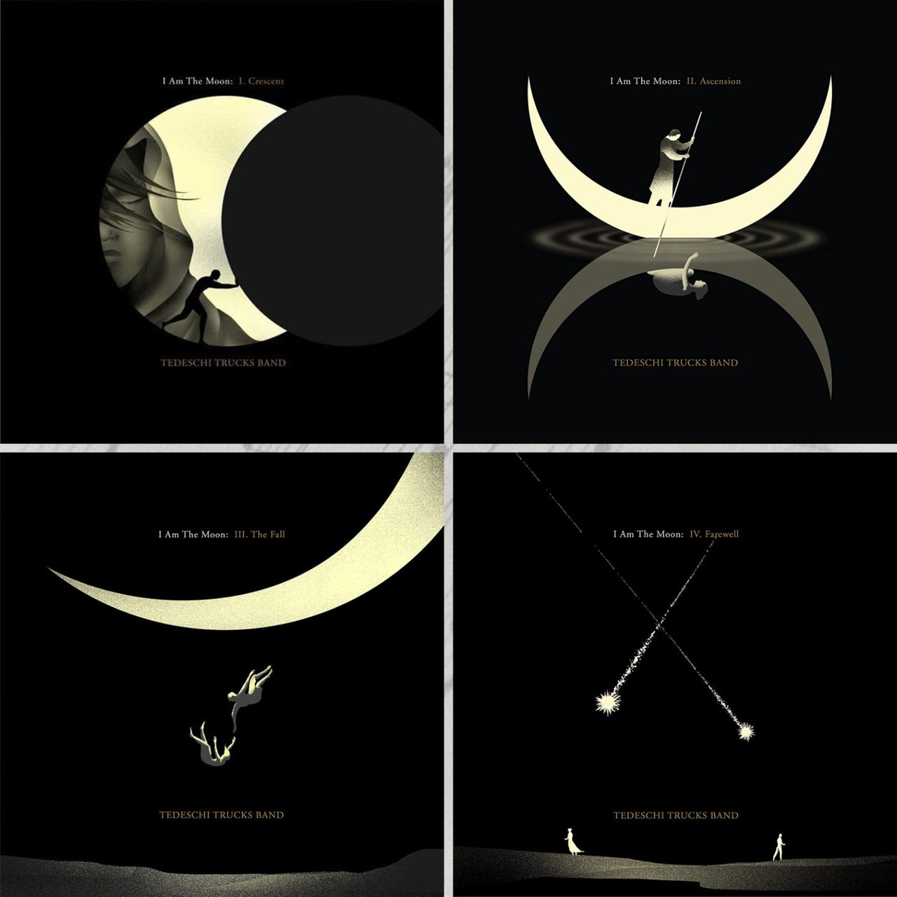 Cover:Tedeschi Trucks Band  I Am The Moon: I. Crescent, I am the Moon: II. Ascension, I am the Moon: III. the Fall, I am the Moon: IV. Farewell  