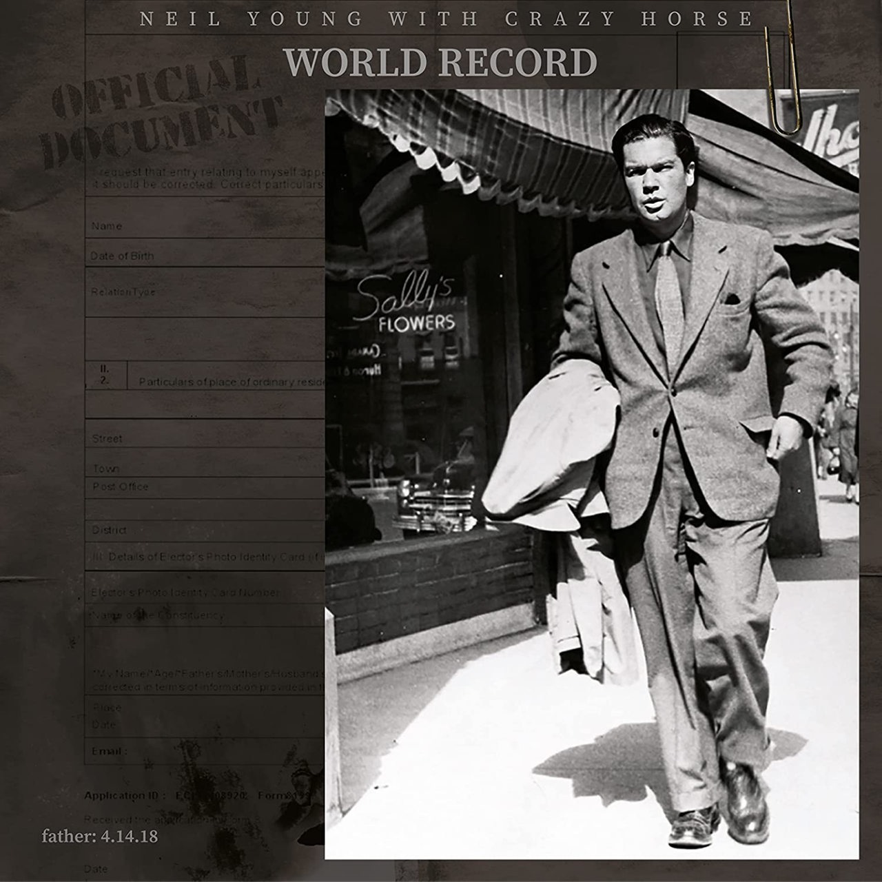 Cover: Neil Young & Crazy Horse, World Record, Reprise Records (Warner)