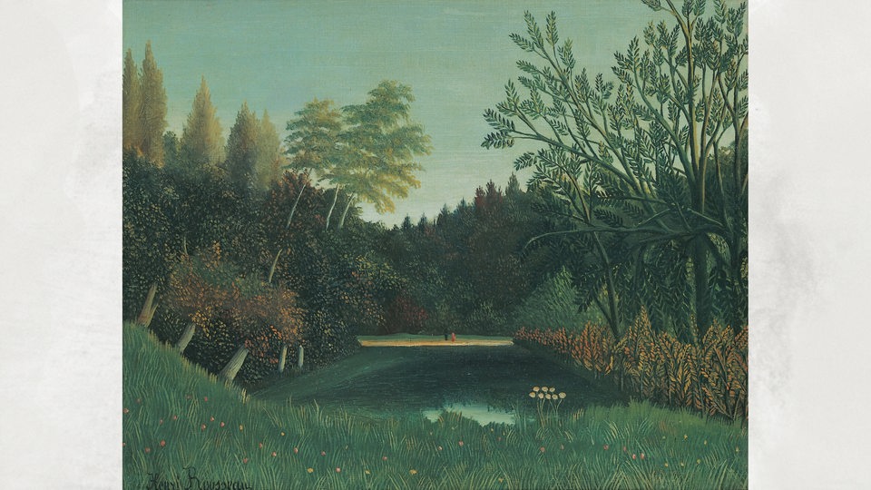 Henri Rousseau, Vue de Bois de Boulogne, ca. 1895, Öl auf Leinwand