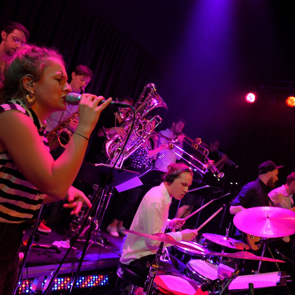 Die Bigband "Jazzrausch" bei einem Konzert im Jahr 2017 (Archivbild)