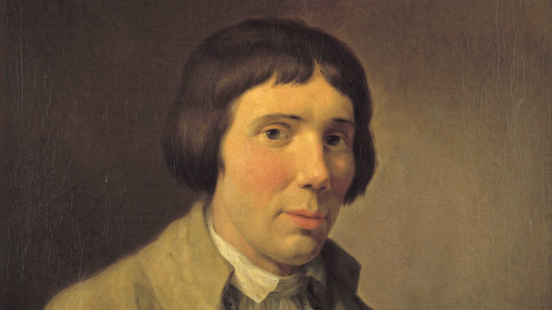 Gemälde von Friedrich Rehberg zeigt ein Porträt des Schriftstellers Karl Philipp Moritz. Berlin, 26.07.1793