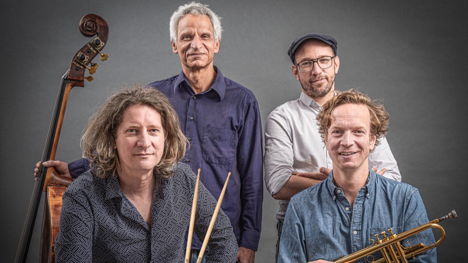 Das Jens Düppe Quartett: Jens Düppe, Fred Köster, Christian Ramond und Lars Düppler