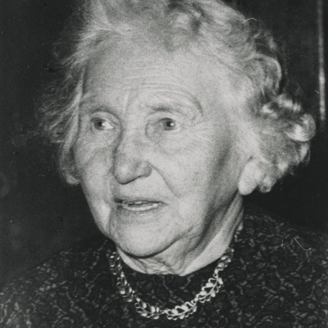 Ein altes schwarz-weiß Bild der Bremerin Anna Stiegler aus dem Jahr 1961