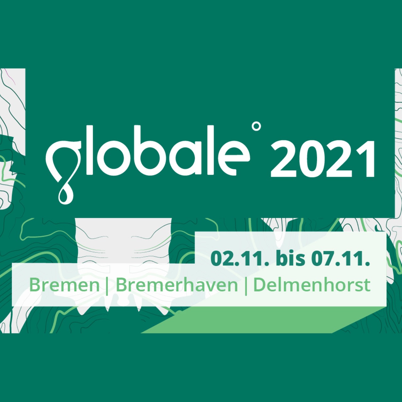 Logo des Literaturfestivals Globale vom 2.11. bis 7.11.2021