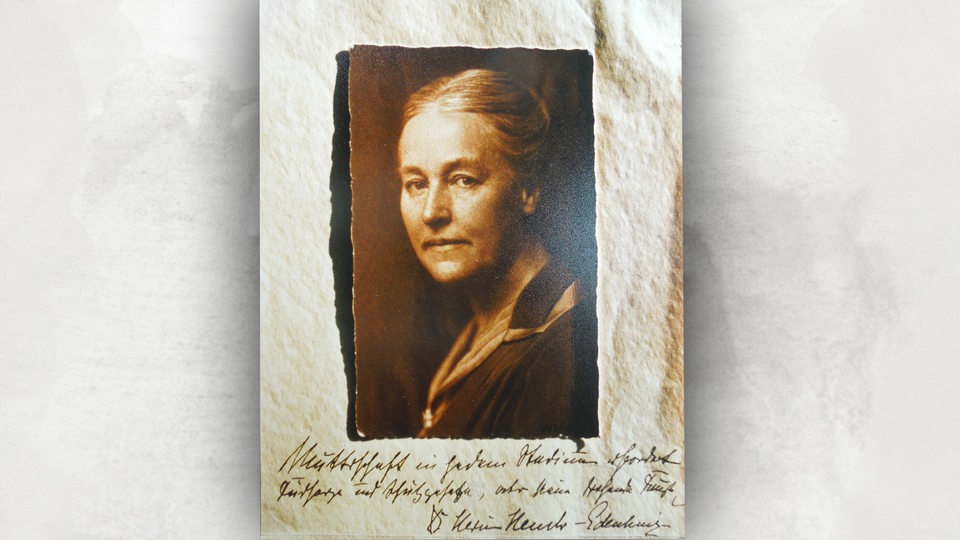 Ein altes Foto von Hermine Heusler-Edenhuizen