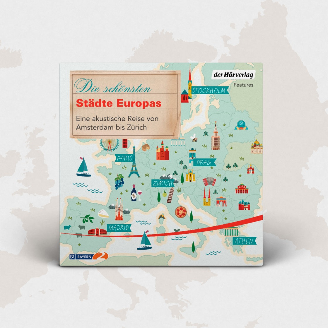 Hörbuch-Cover "Die schönsten Städte Europas"