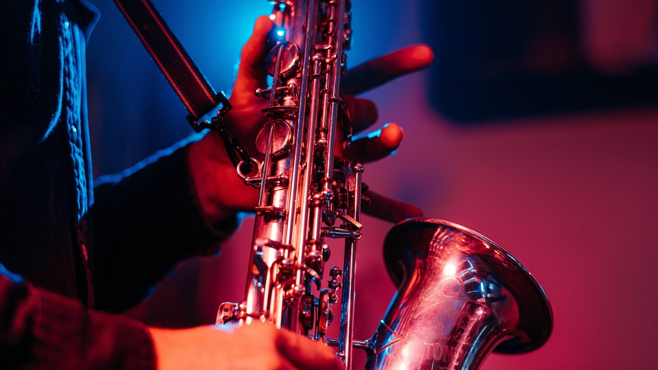 Ein Saxophon im Detail
