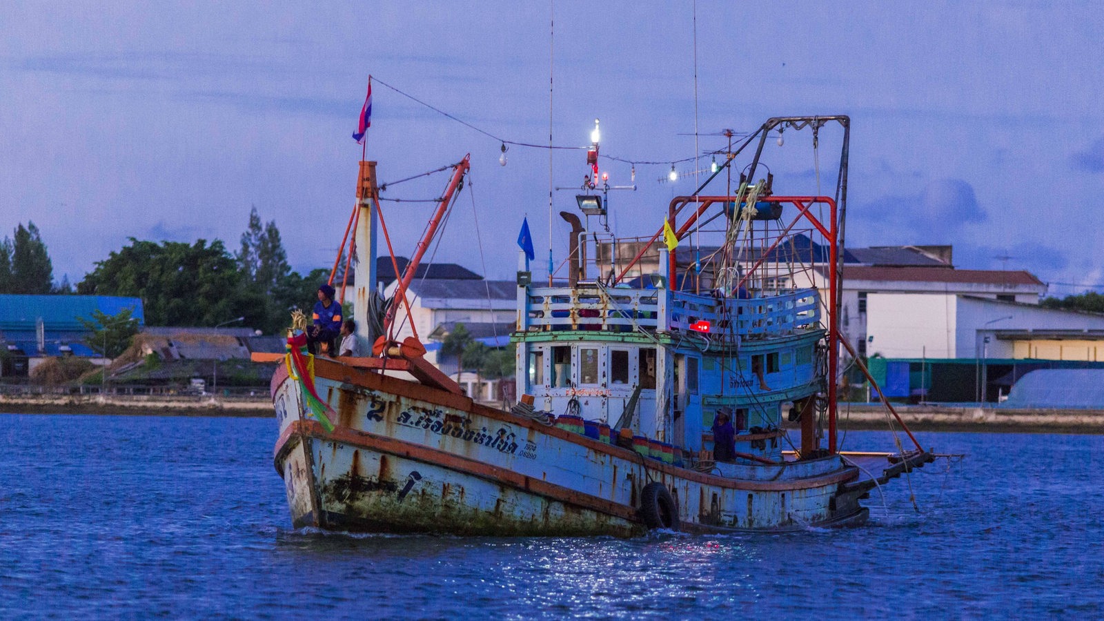 Ein thailändisches Fischerboot (Symbolbild)
