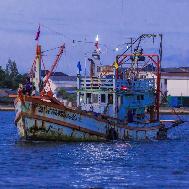 Ein thailändisches Fischerboot (Symbolbild)
