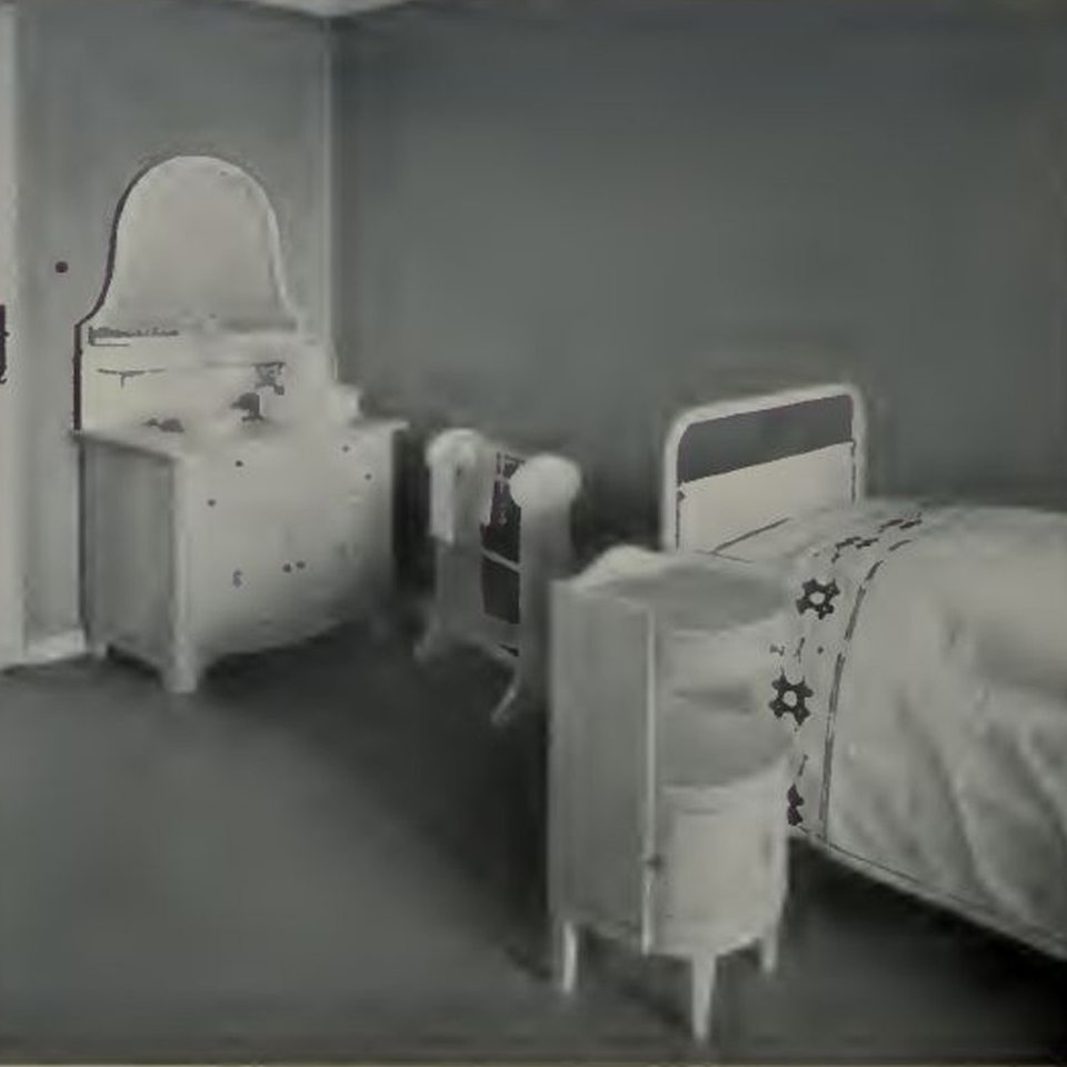 Krankenzimmer designt von Elisabeth von Baczko