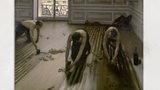 Gemälde von Gustav Caillebotte "Die Parkettschleifer"