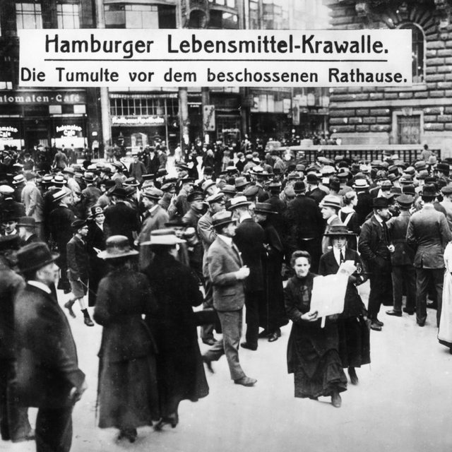 Lebensmittelkrawalle in Hamburg, November 1918