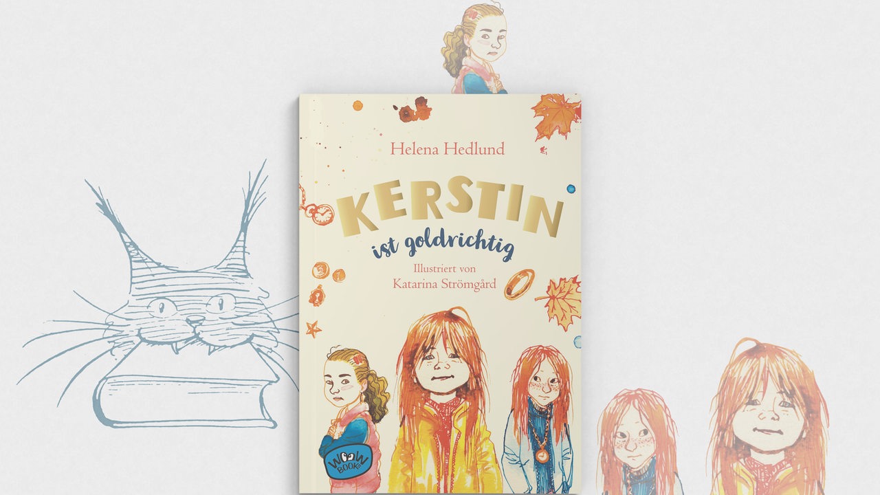 Cover: Helena Hedlund, Kerstin ist goldrichtig, Verlag Woow Books, 15 Euro.