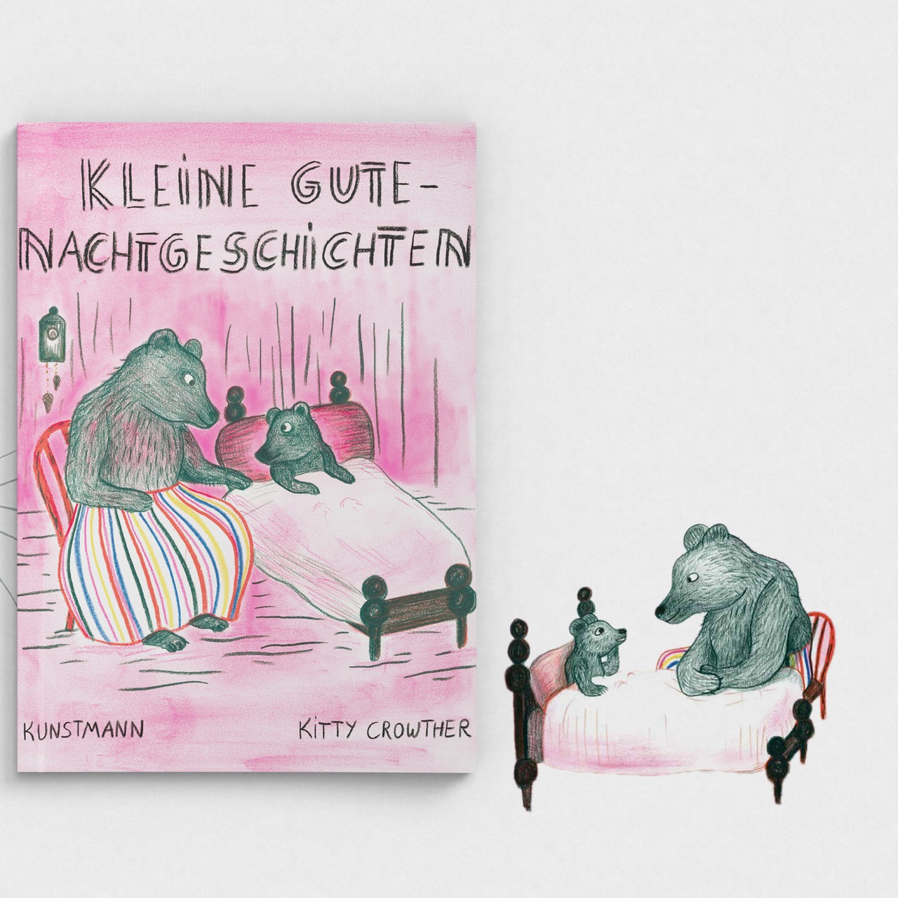 Cover: Kitty Crowther, Kleine Gutenachtgeschichten, Kunstmann, 15 Euro.