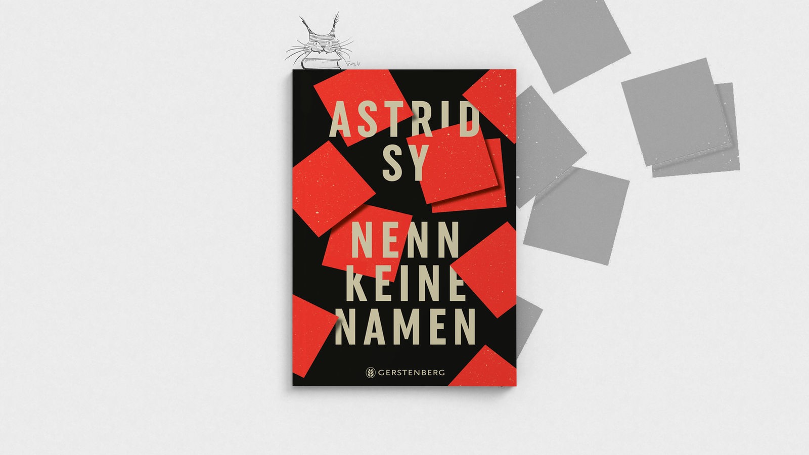 Buchcover "Nenn keine Namen" von Astrid Sy, als Luchs des Monats gestaltet