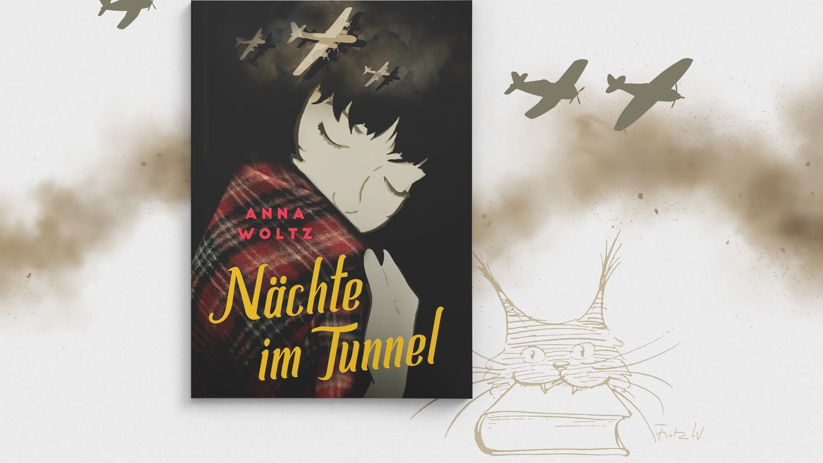 Cover: Anna Woltz: "Nächte im Tunnel", Carlsen, 15 Euro.