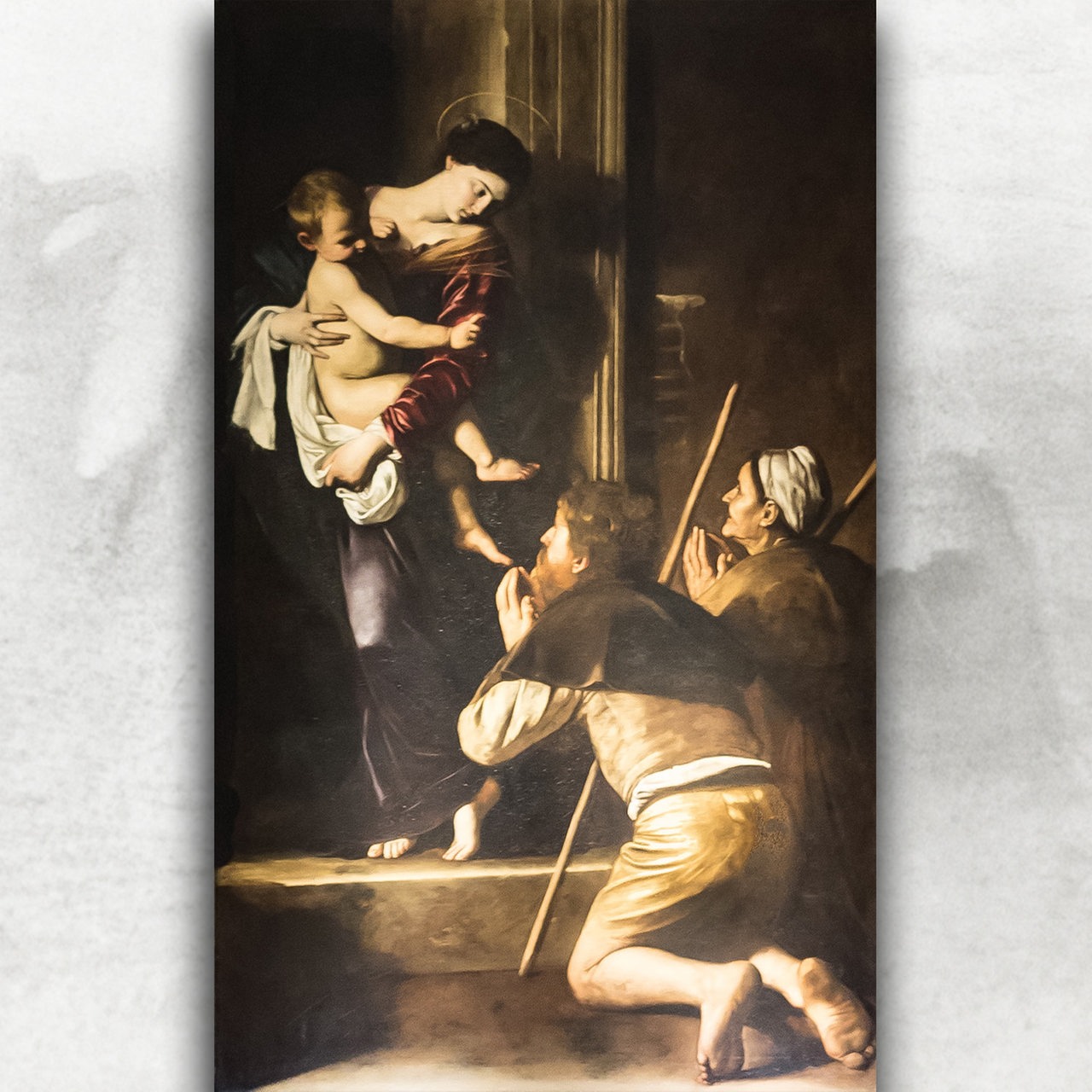Madonna di Loreto oder Madonna dei Pellegrini (Michelangelo Merisi da Caravaggio/1605)