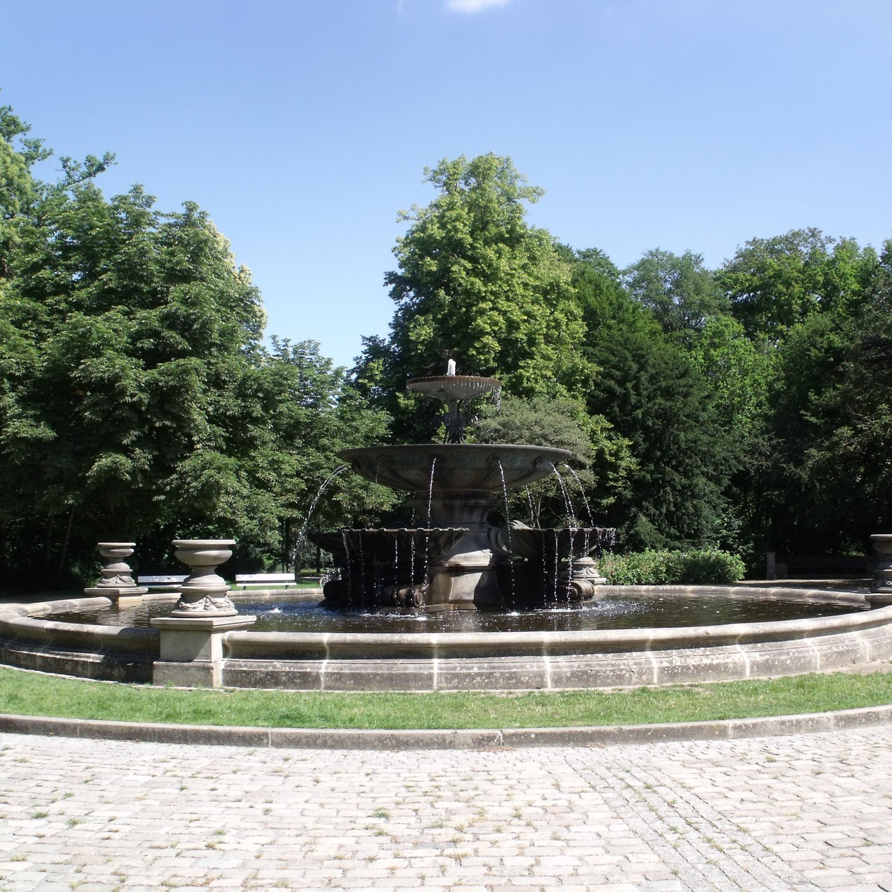 Der Marcusbrunnen im Bremer Bürgerpark.