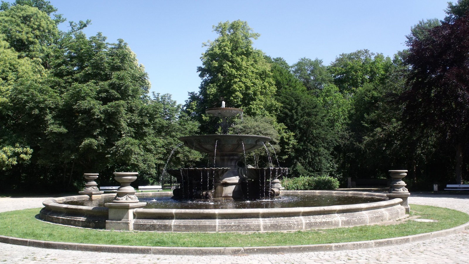Der Marcusbrunnen im Bremer Bürgerpark.