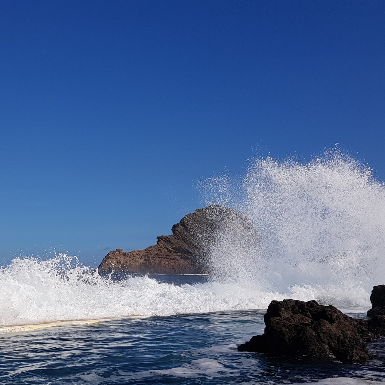 Brandung im Meer