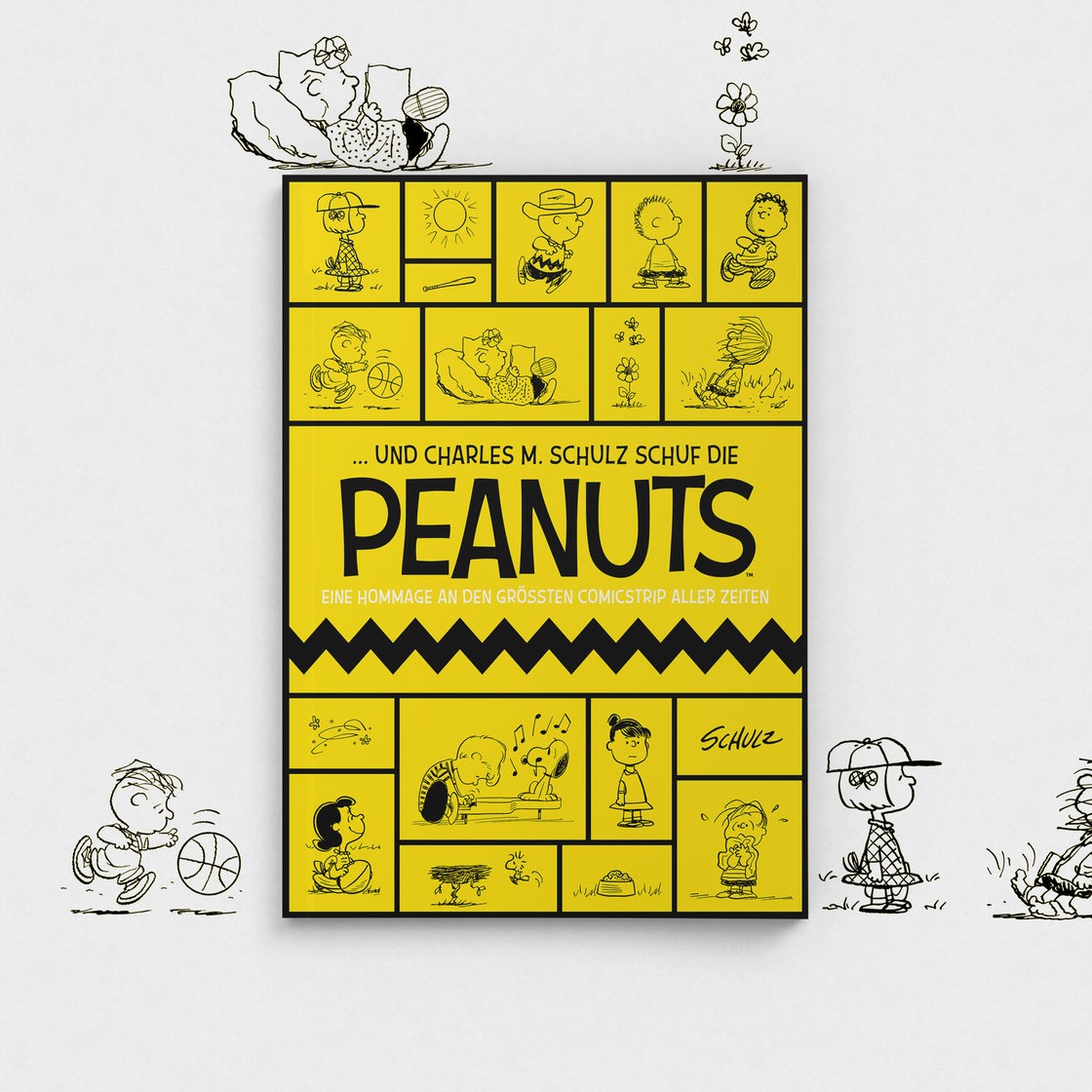 Cover des Buches "und Charles M. Schulz schuf die Peanuts