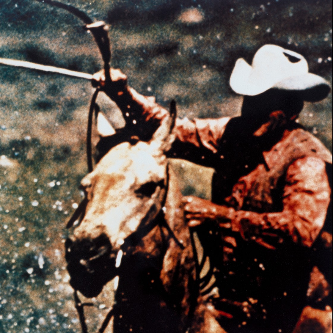 Alte Fotografie eines Cowboys - Kunstwerk von Richard Prince