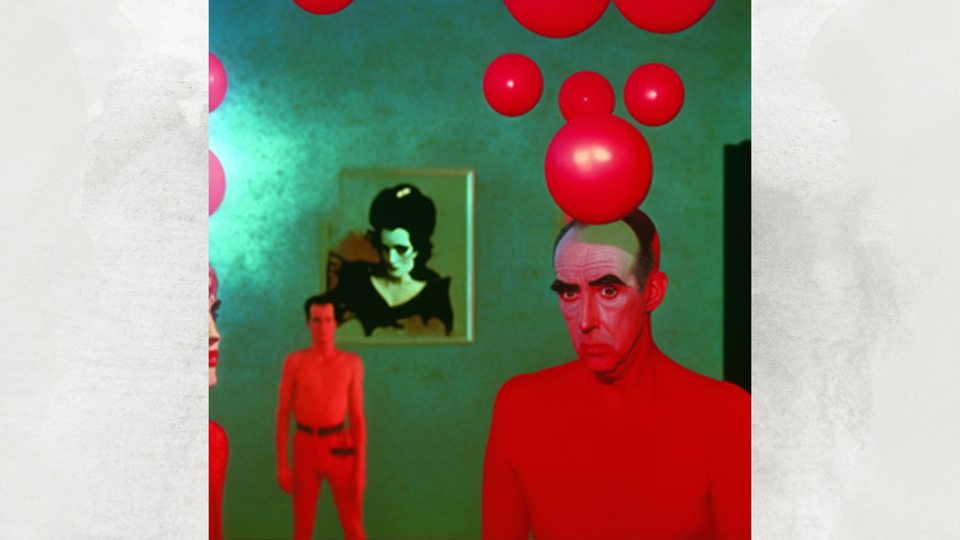 Ein Bild von Boris Eldagsen. "Geist siegt über Materie – Wie künstliche Intelligenz die Zukunft der Fotografie definieren wird".