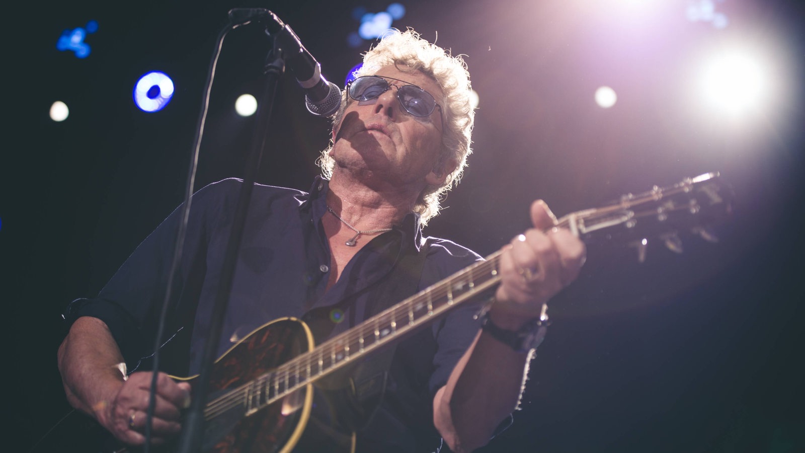 Musiker Roger Daltrey bei der Back to The Who Tour live in Bologna, Italien