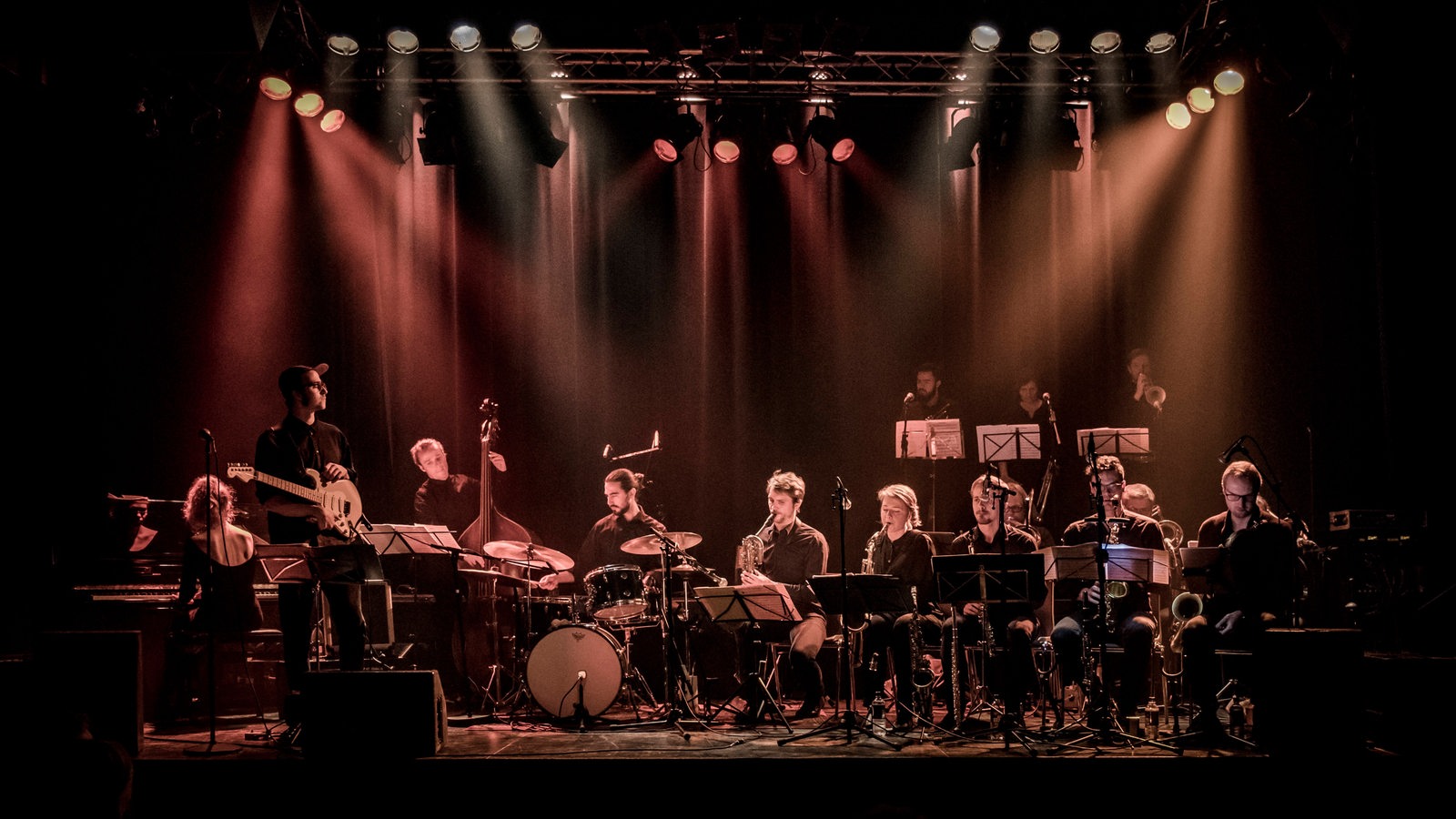 Kathrine Windfeld Big Band auf der Bühne in Dänemark 2019