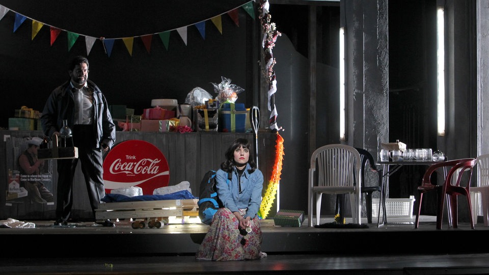 Szene des Musiktheaters "Jenufa" am Theater Bremen