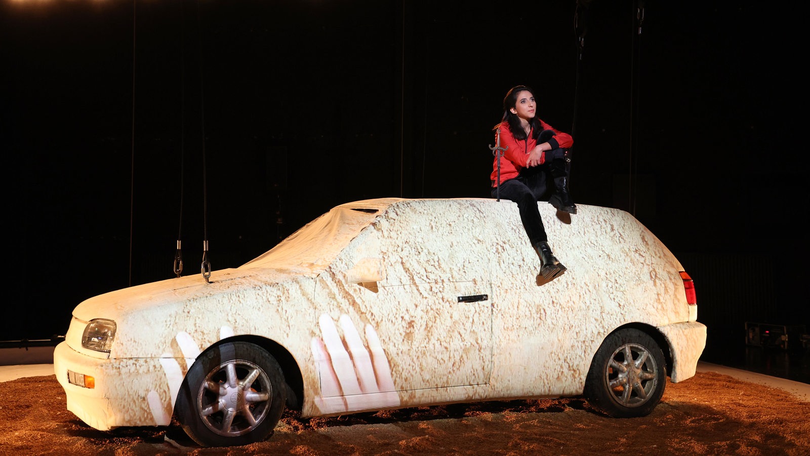 Szene aus dem Theaterstück "Ich bin Carmen - Und das ist kein Liebeslied" am Theater Bremen