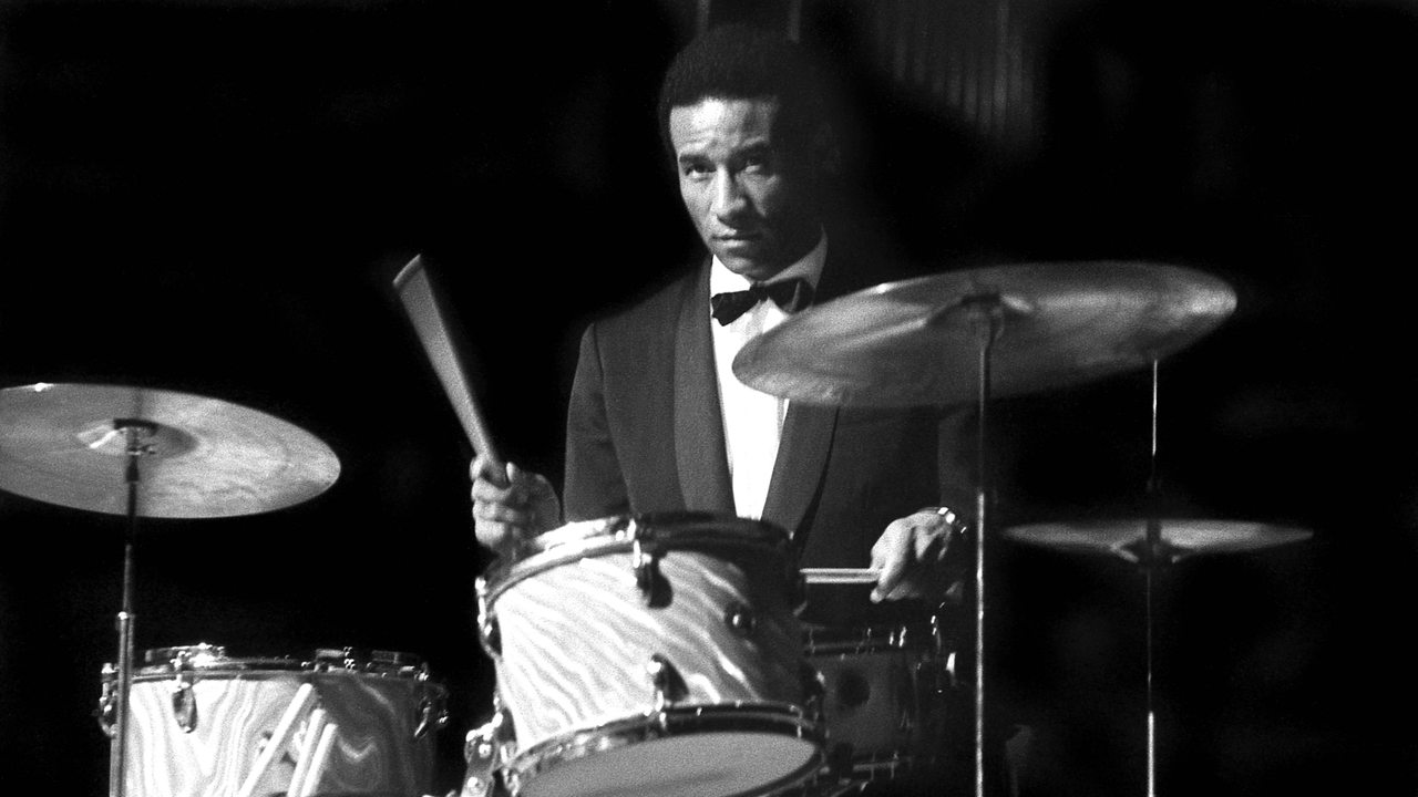 Jazz-Drummer Max Roach 1966
